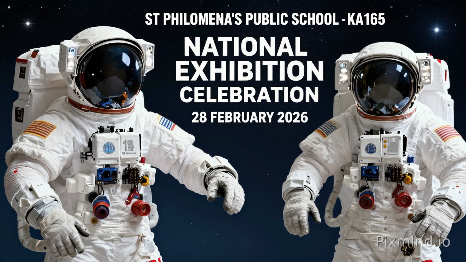 ST PHILOMENA'S PUBLIC SCHOOL -KA165
SPECTRA
NATIONAL SCIENCE EXHIBITION CELEBRATION 28 FEBRUARY 2026
I need background wallpaper as astronaut image