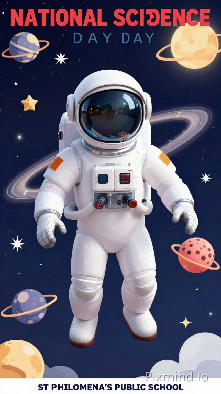 ST PHILOMENA'S PUBLIC SCHOOL
KA-165
SPECTRA
NATIONAL SCIENCE DAY
CELEBRATION
28/02/2026
ASTRONAUT WALLPAPER IMAGE BACKGROUND