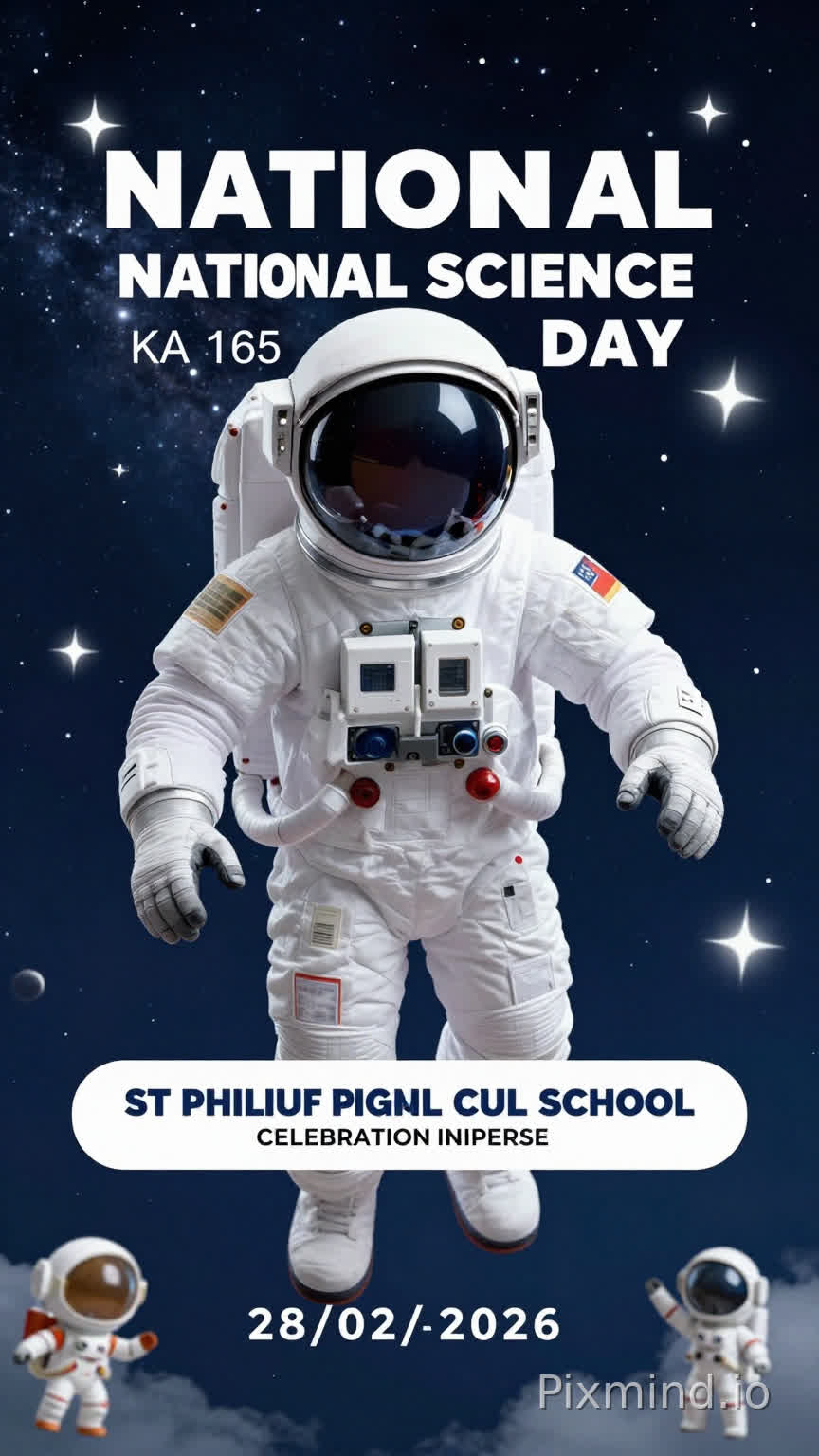 ST PHILOMENA'S PUBLIC SCHOOL
KA-165
SPECTRA
NATIONAL SCIENCE DAY
CELEBRATION
28/02/2026
Astronaut wallpaper