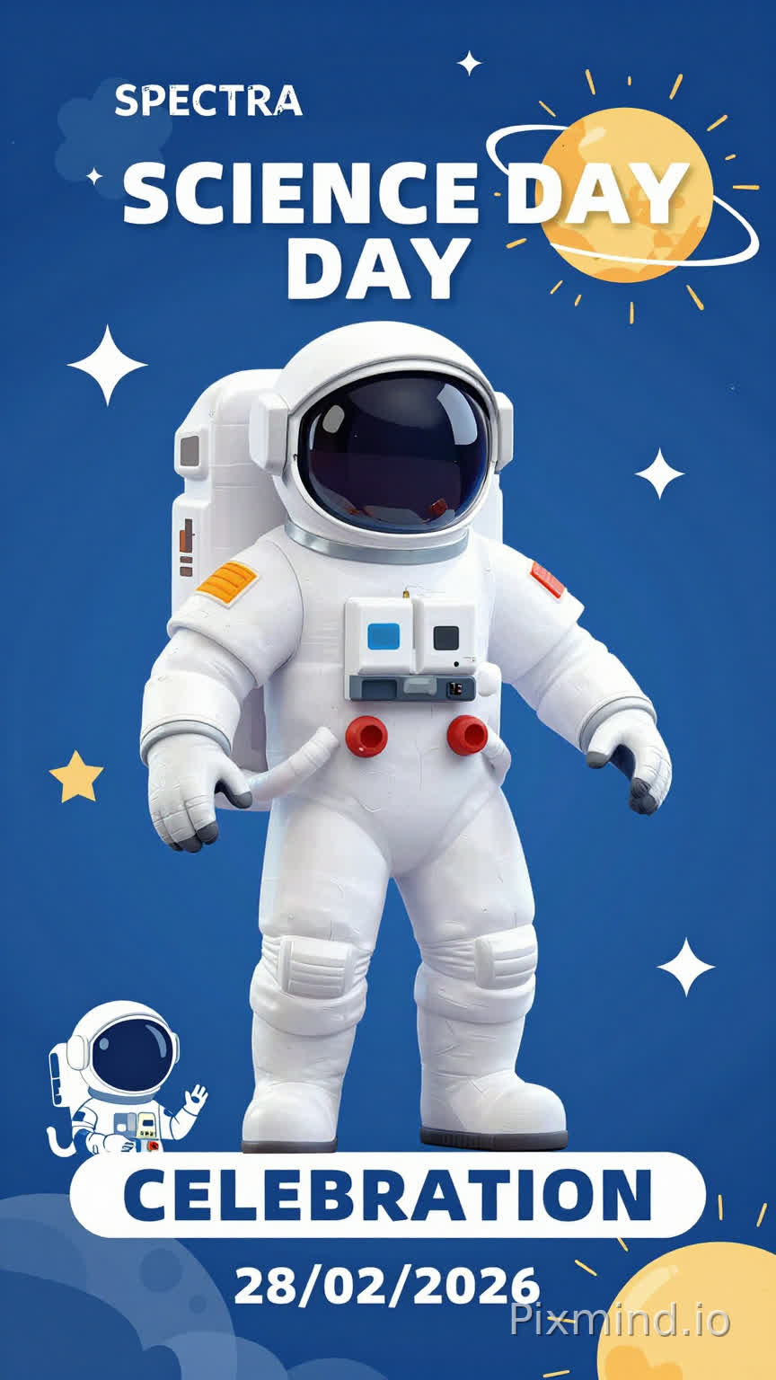 ST PHILOMENA'S PUBLIC SCHOOL
KA-165
SPECTRA
NATIONAL SCIENCE DAY
CELEBRATION
28/02/2026
Astronaut wallpaper