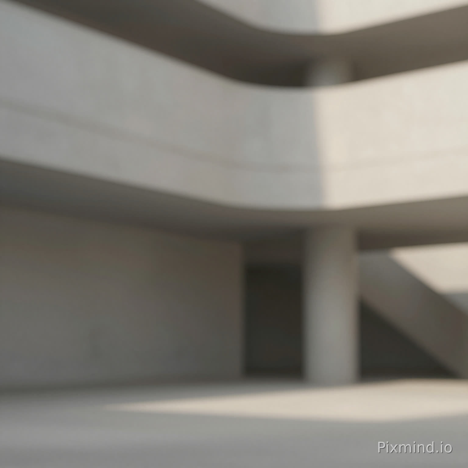 Soft, atmospheric architectural background with warm natural light, subtle shadows, and gentle texture from concrete, steel, or brushed surfaces. Slight depth of field, abstracted forms, no identifiable building, no people. A calm, premium, real‑world feel suitable for a facilities and engineering brochure. Neutral greys with warm highlights, plenty of negative space for text.