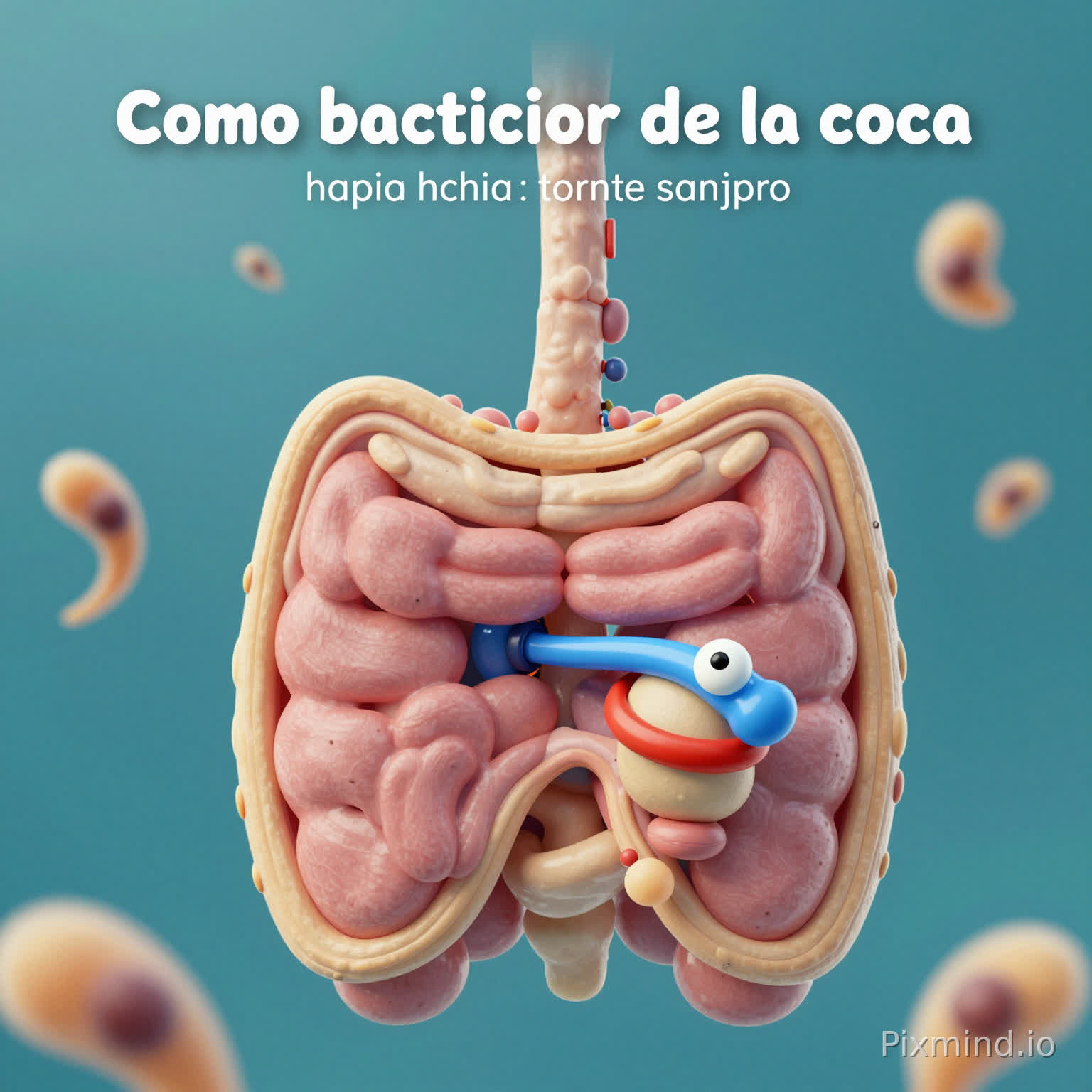 Crea un video de como las bacterias de la boca viajan hacia el torrente sanguineo y al resto del cuerpo