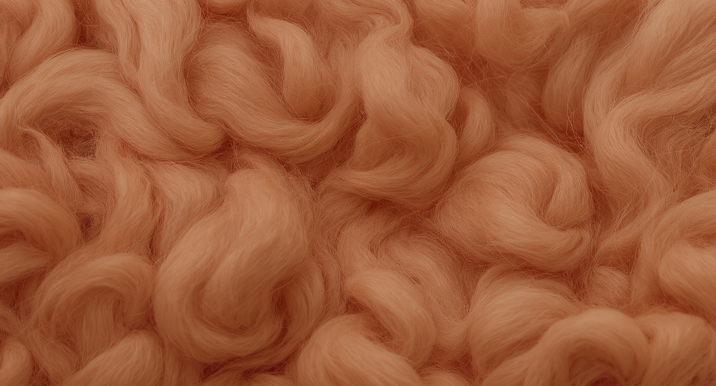 a Macro image of wool fibre. the wool fibre should be the entire image, nothing else should be displayed