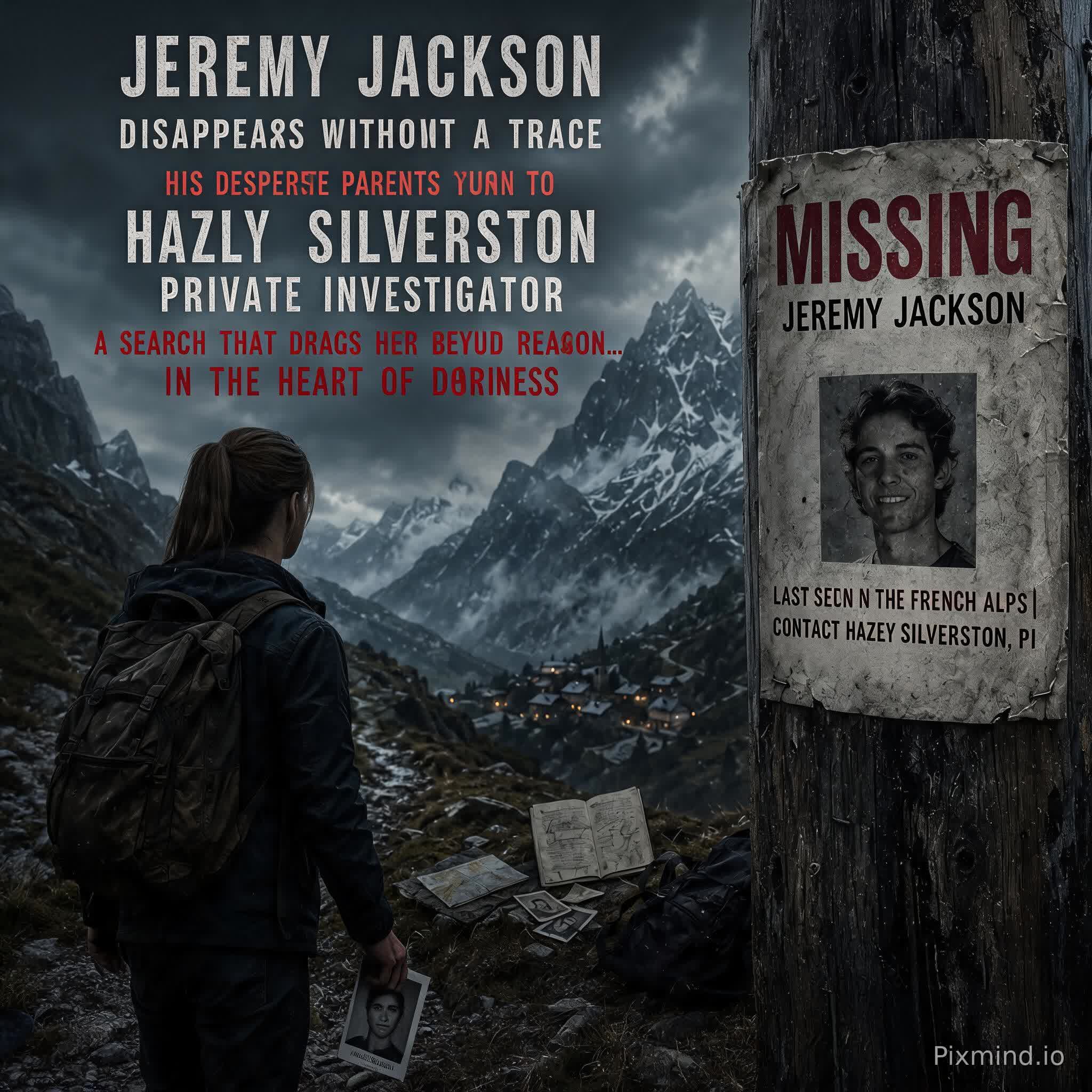When Jeremy Jackson disappears without a trace, his desperate parents turn to Hazely Silverston, a private investigator with demons of her own. Reluctantly, Hazely takes the case unaware that this search will drag her far beyond the realm of reason… and straight into the heart of darkness.