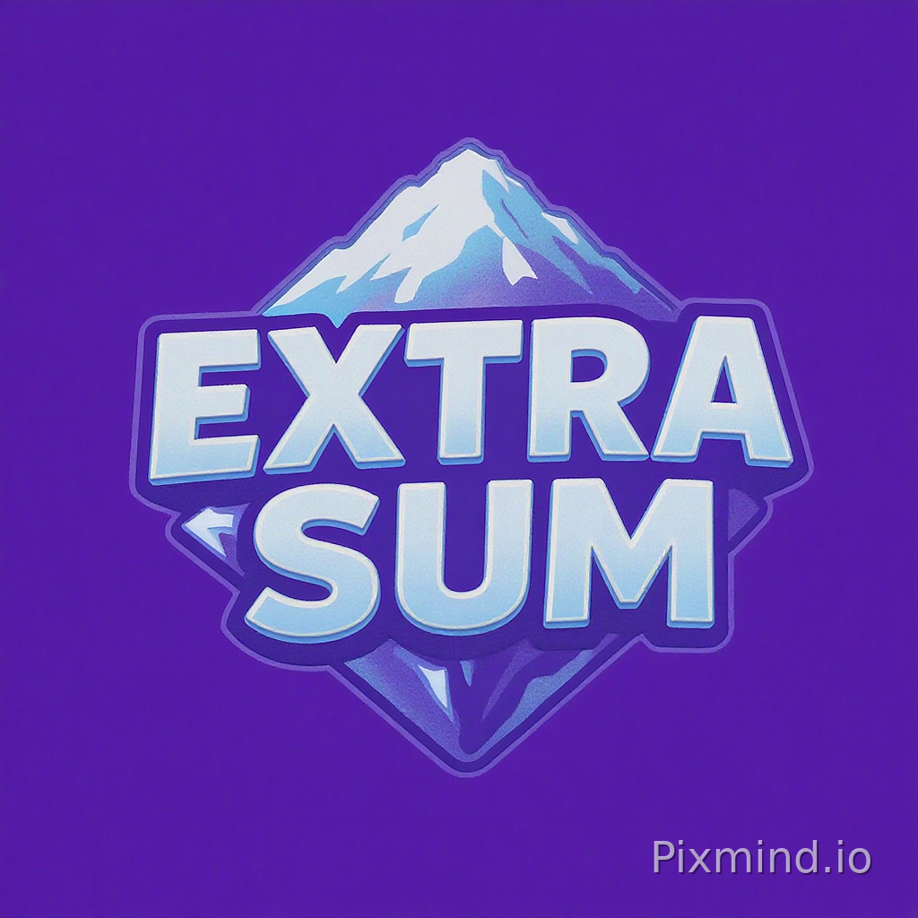 the extra gum polar ice logo in purple