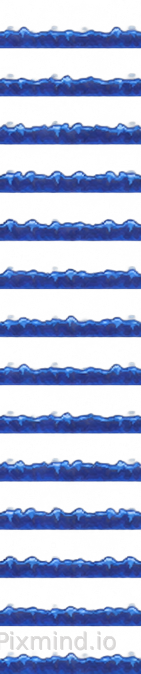 separate the blue water from the brown border shoreline
