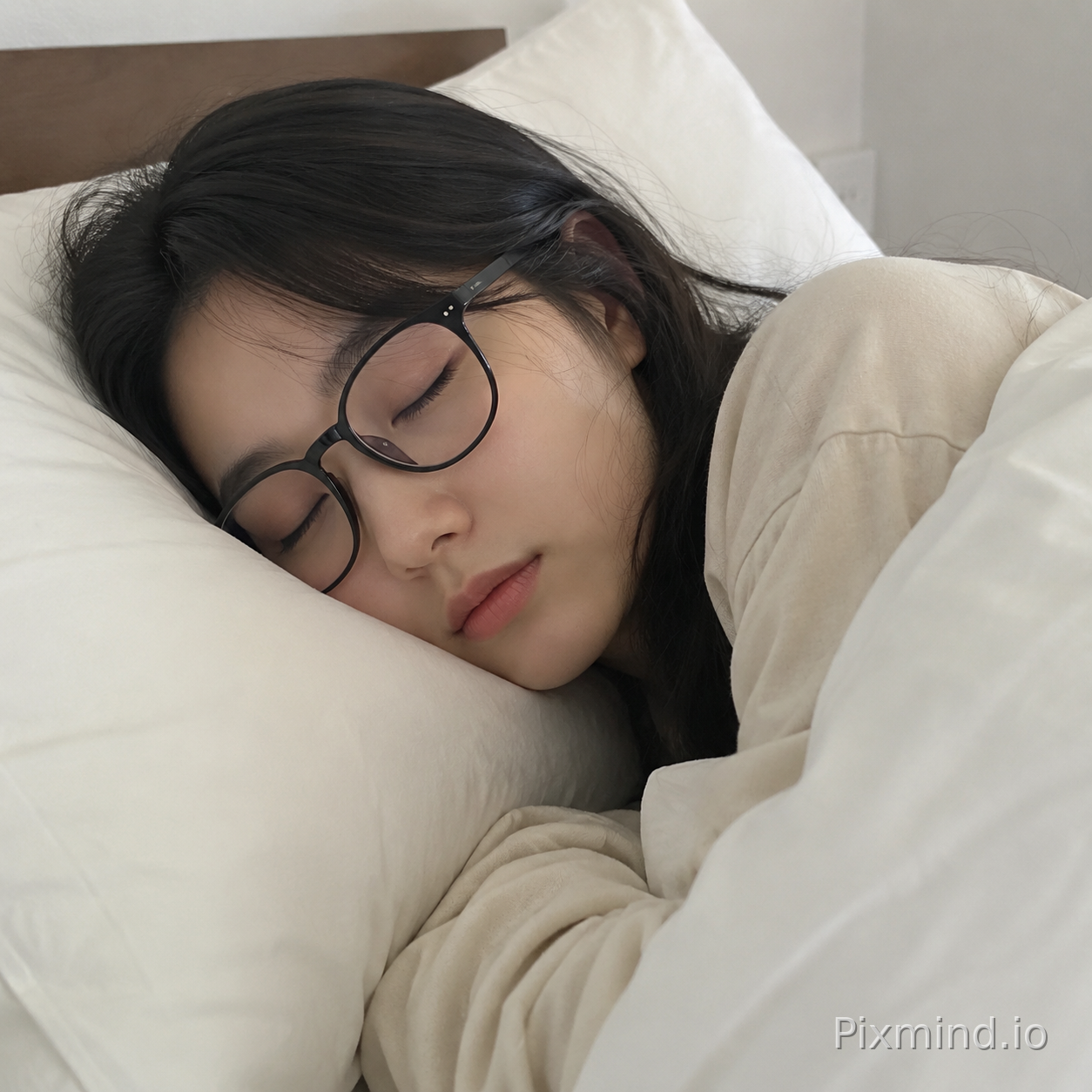 Glasses sleeping