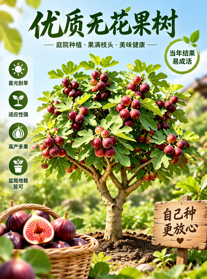 把这颗无花果设计成电商专用主图