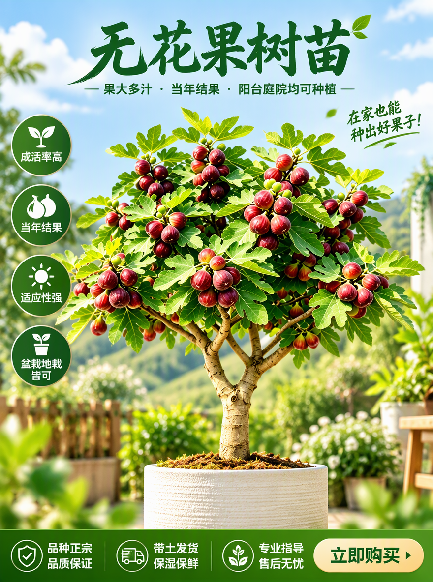 把这颗无花果设计成电商专用主图