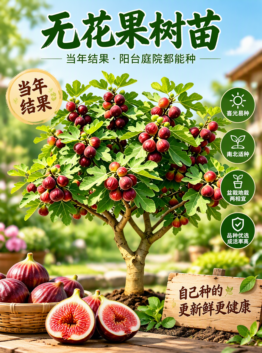 把这颗无花果设计成电商专用主图