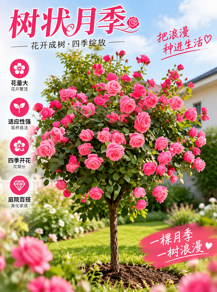 把这颗月季设计成电商专用主图