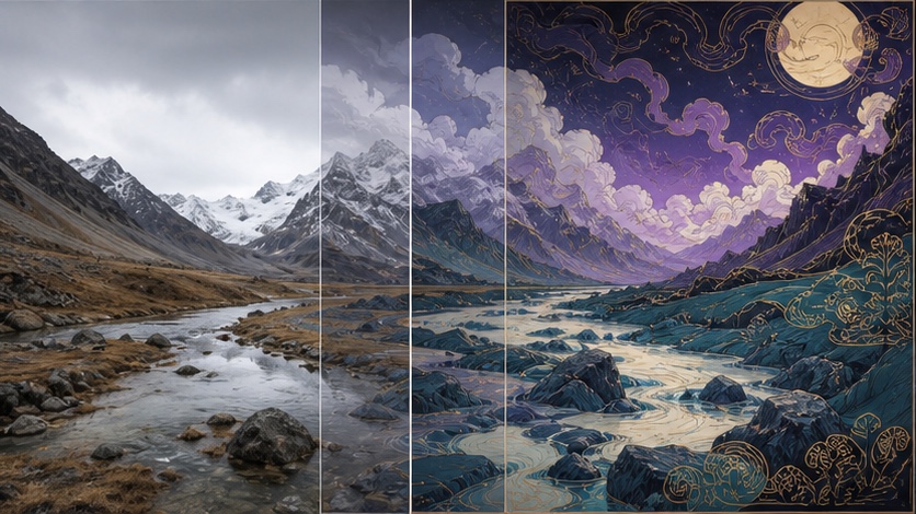 Midjourney V7 Parameters: Stylize, Weird, Raw and More editorial visual 3